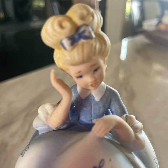 VTG LEFTON CHINA HAND PAINTED KW1234 BLOOMER GIRL - Picture 2 of 11